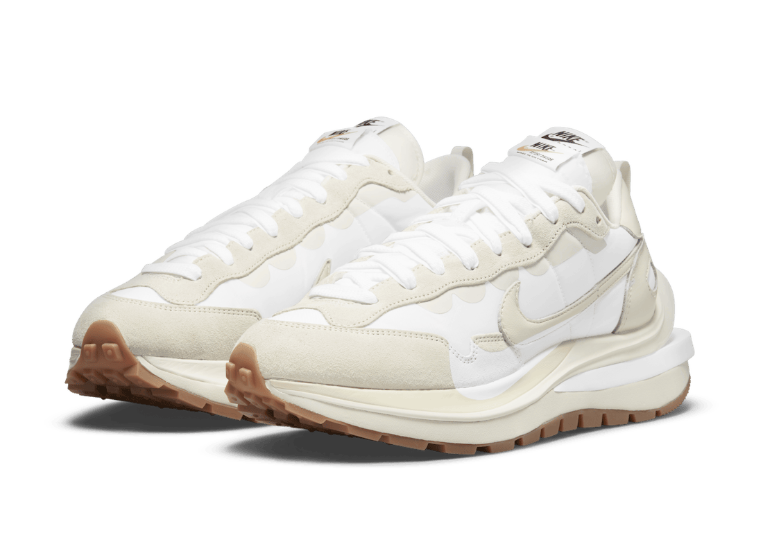 全新 sacai x Nike VaporWaffle“Sail”官图曝光！简约百搭！ 货号：DD1875-100