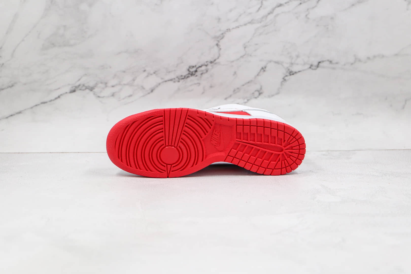 耐克Nike Dunk Low “University Red”纯原版本低帮Dunk白红色内置气垫 货号：CW1590-600