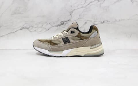 新百伦New Balance 992纯原版本美产NB992余文乐老爹鞋灰色原档案数据开发 货号：M992J2