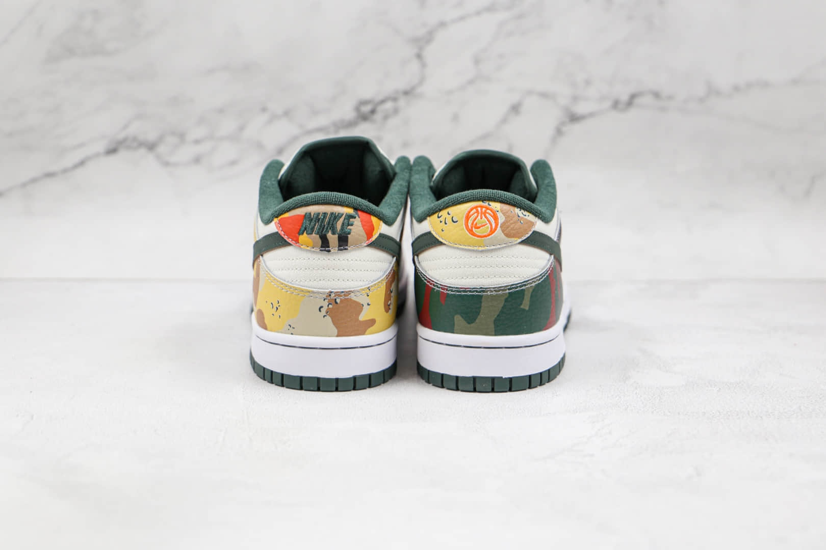 耐克Nike Dunk Low SE Mixed Camo纯原版本低帮DUNK鸳鸯迷彩拼接板鞋原档案数据开发 货号：DH0957-100