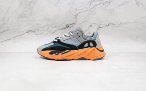 阿迪达斯Adidas Yeezy Boost 700纯原版本椰子700黑橙色爆米花老爹鞋原楦头纸板打造 货号：GW0296