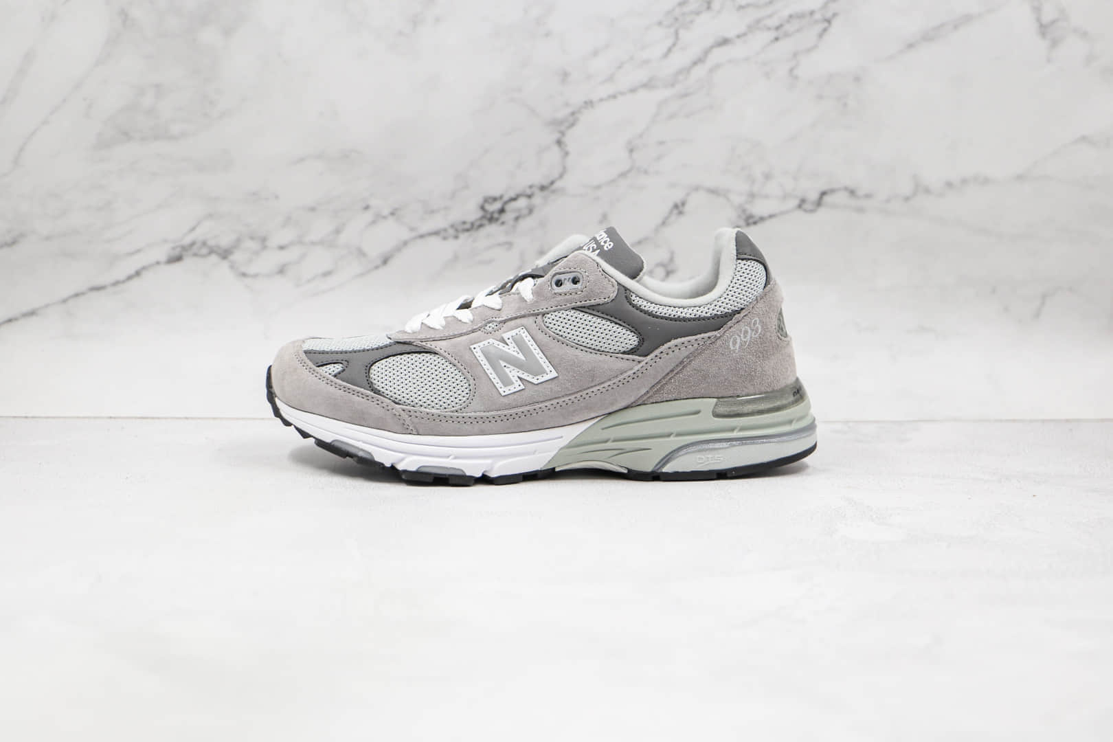 新百伦New Balance 993纯原版本复古NB993元组灰配色老爹鞋原楦头纸板打造 货号：MR993GL