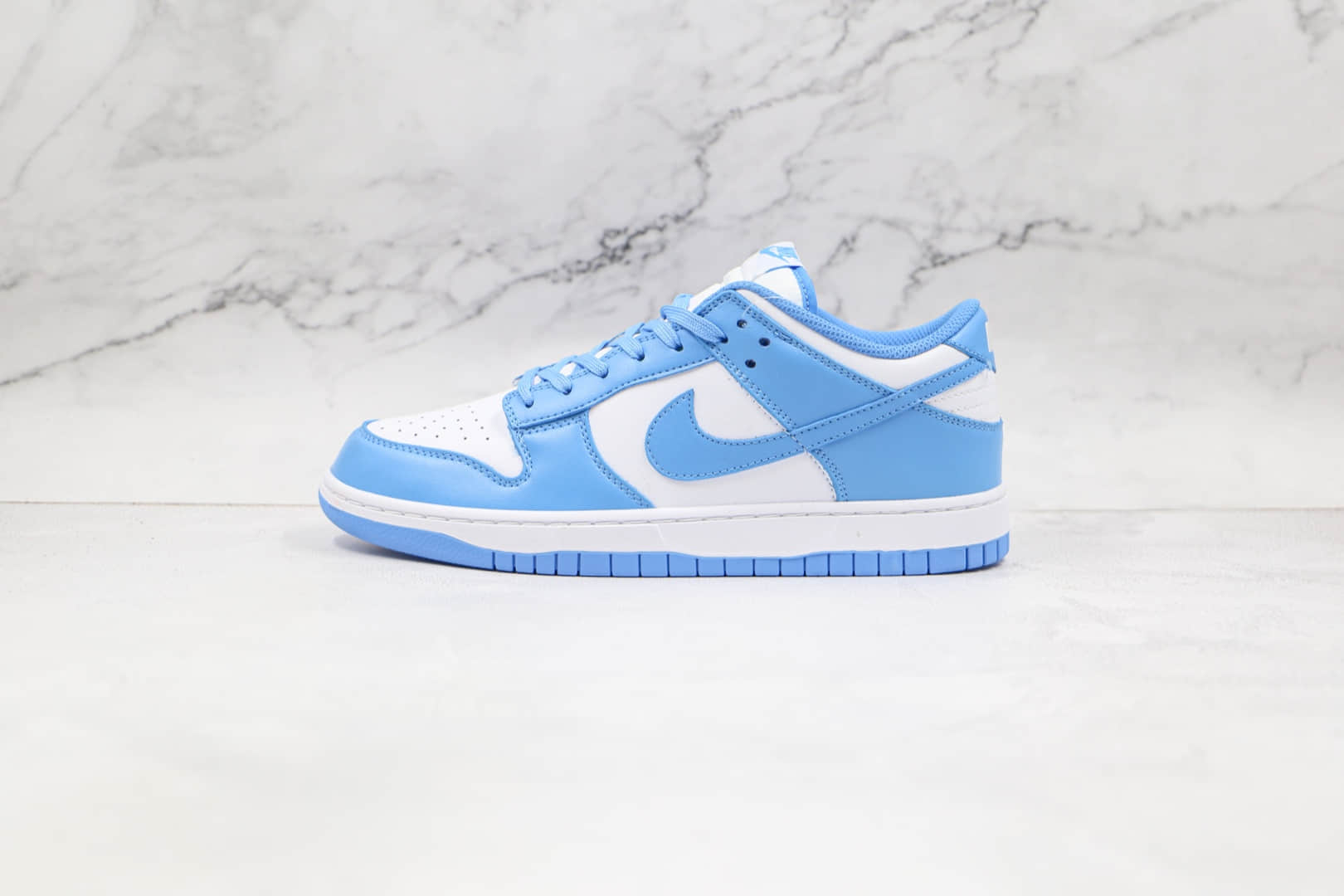 耐克Nike Dunk Low University Blue纯原版本低帮DUNK北卡蓝配色板鞋原鞋开模一比一打造 货号：DD1391-102