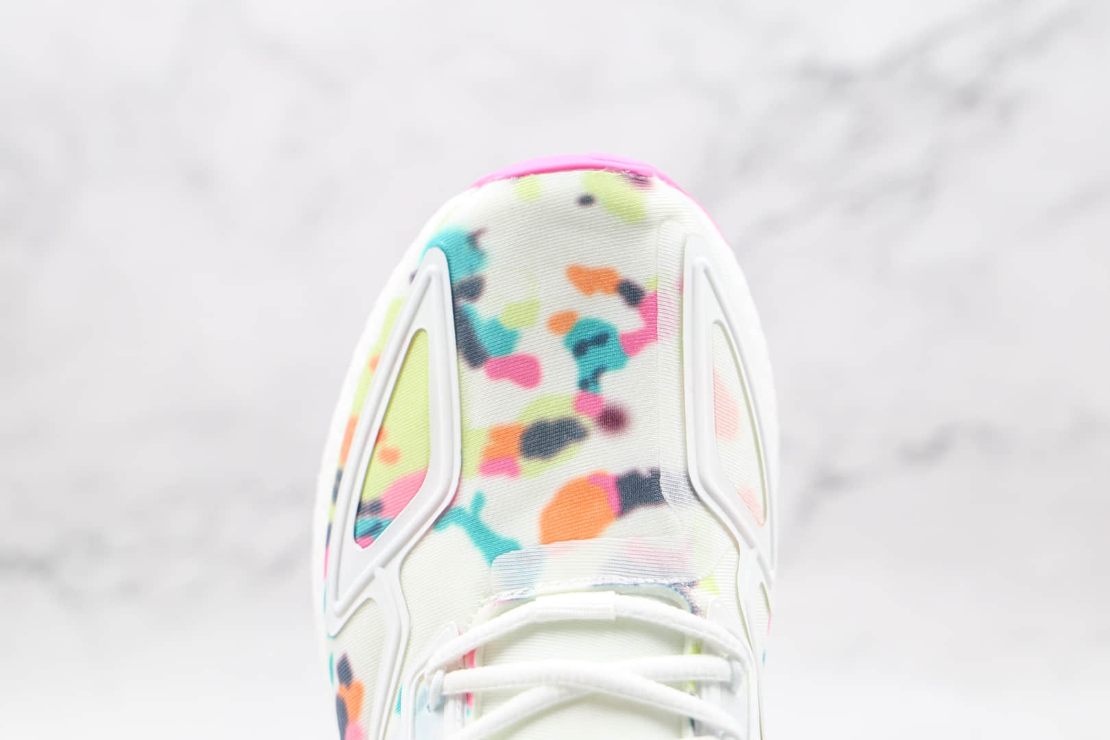 阿迪达斯Adidas Originals ZX 2K Boost纯原版本三叶草易烊千玺同款2K ZX扎染印花爆米花跑鞋原楦头纸板打造 货号：GX5405