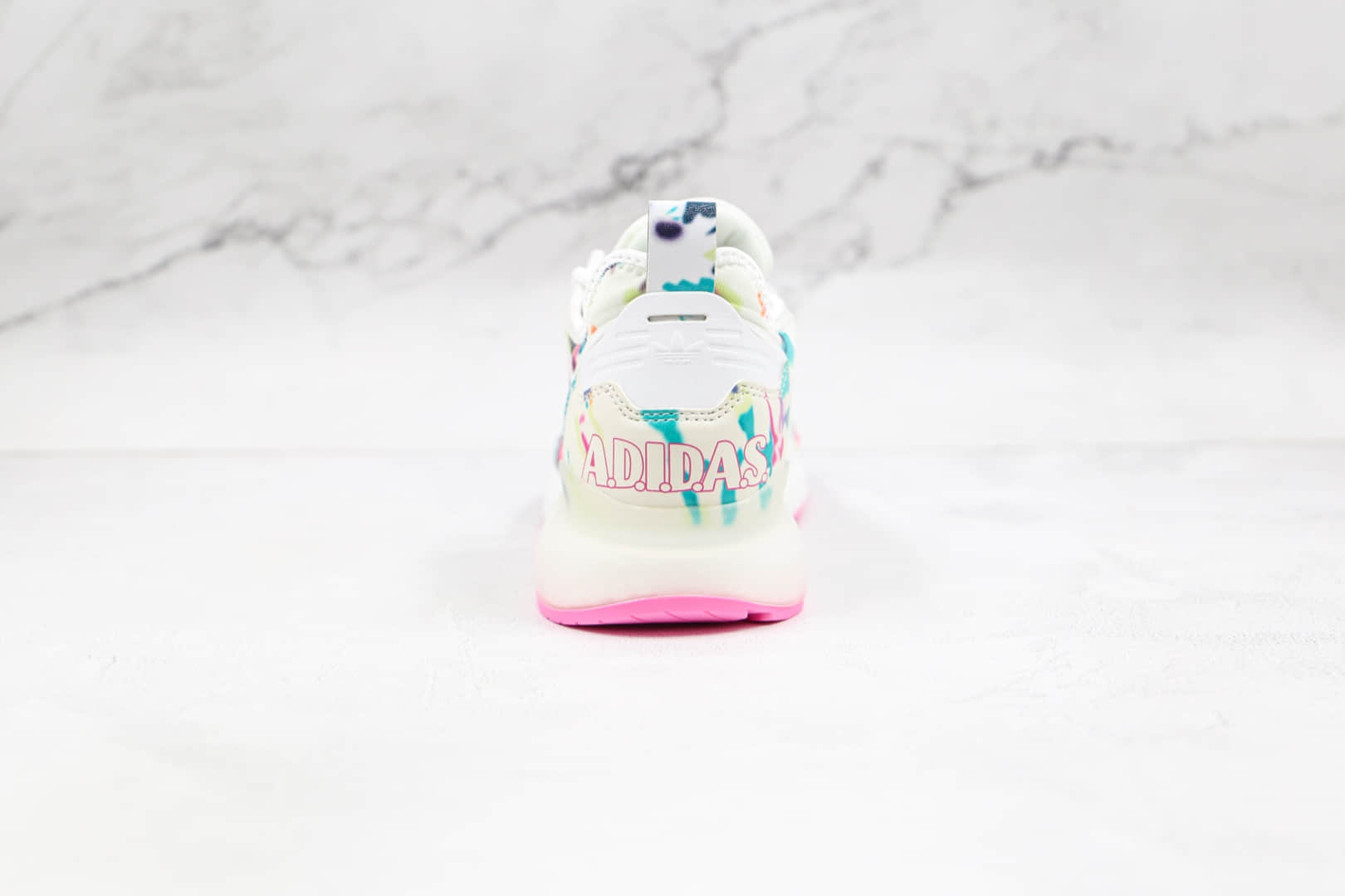 阿迪达斯Adidas Originals ZX 2K Boost纯原版本三叶草易烊千玺同款2K ZX扎染印花爆米花跑鞋原楦头纸板打造 货号：GX5405