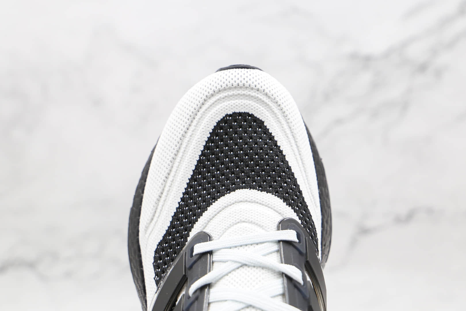 阿迪达斯adidas ultra boost 2021纯原版本黑白色UB7.0爆米花跑鞋原楦头纸板打造 货号：FY0306
