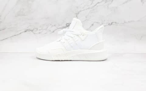 阿迪达斯Adidas EQT BASK ADV纯原版本网面纯白针织EQT支撑者系列慢跑鞋原盒原标 货号：DA9534