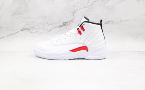 乔丹Air Jordan 12 Twist纯原版本白红色AJ12篮球鞋原档案数据开发 货号：CT8013-106