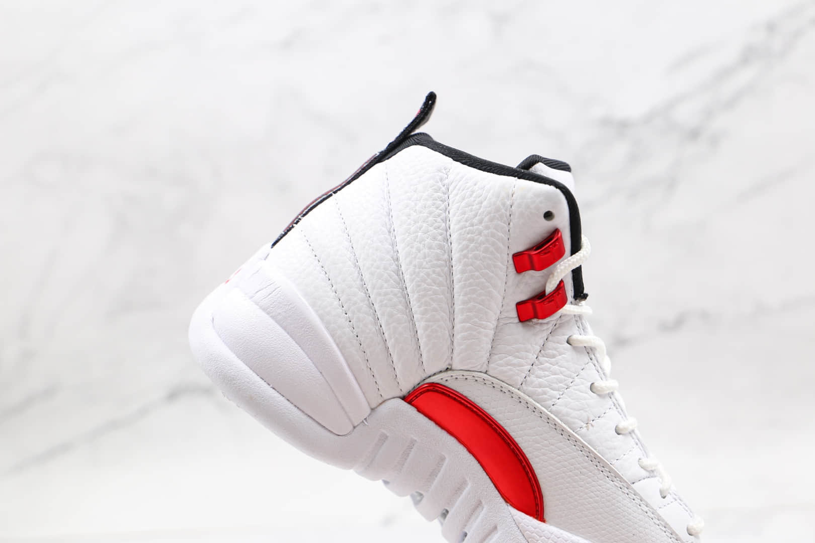 乔丹Air Jordan 12 Twist纯原版本白红色AJ12篮球鞋原档案数据开发 货号：CT8013-106