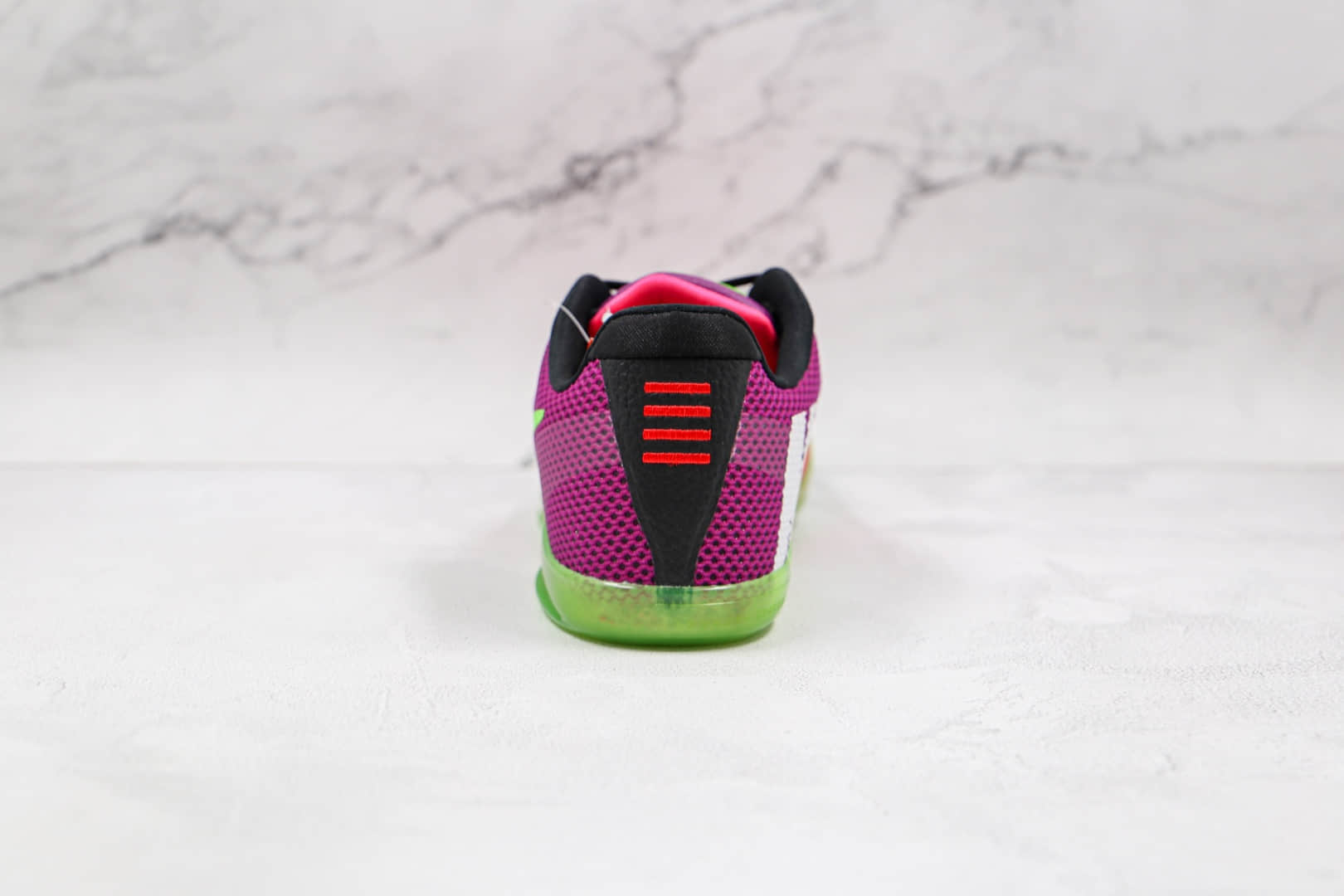 耐克Nike Kobe 11 E纯原版本科比11刺客绿紫色篮球鞋网面运动鞋支持实战 货号：836184-635