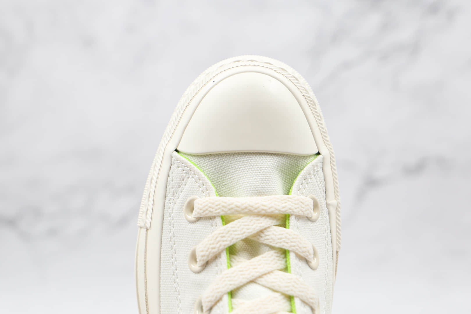 匡威Converse All star cosmoinwhite公司级版本日系限定高帮板鞋白绿色原厂硫化工艺