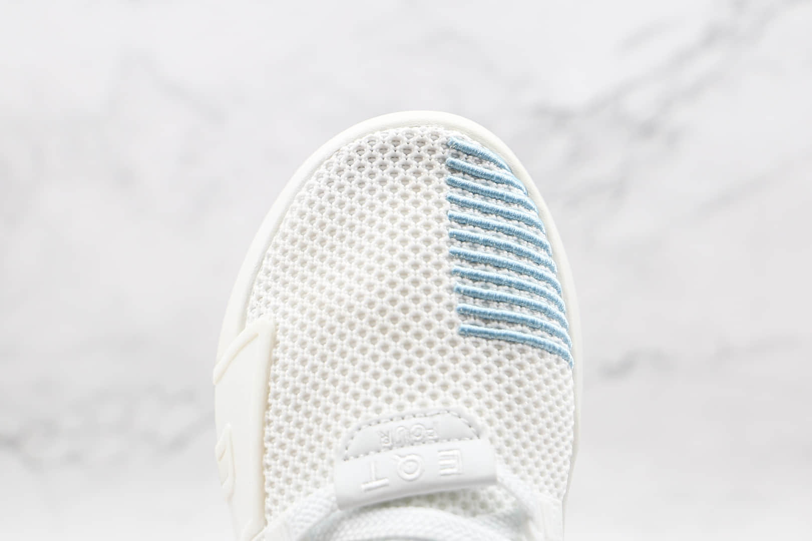 阿迪达斯Adidas EQT BASK ADV纯原版本三叶草支撑者系列白蓝色针织EQT慢跑鞋原档案数据开发 货号：AC7354