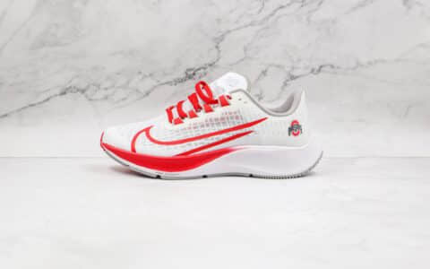 耐克Nike Air Zoom Pegasus 37 PRM纯原版本登月37代大钩白红色跑步鞋原盒原标 货号：CZ5385-100