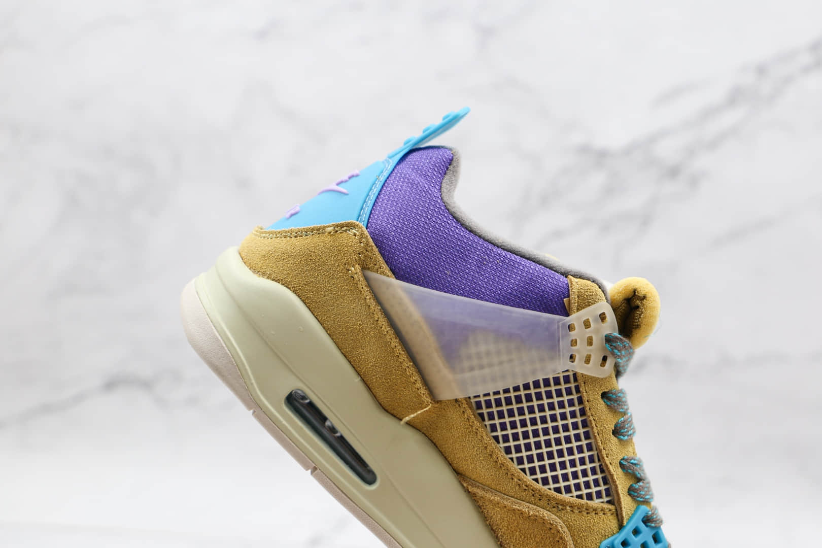 乔丹Air Jordan 4 SE Taupe Haze纯原版本棕黄紫色AJ4篮球鞋原楦头纸板打造 货号：DJ5718-300