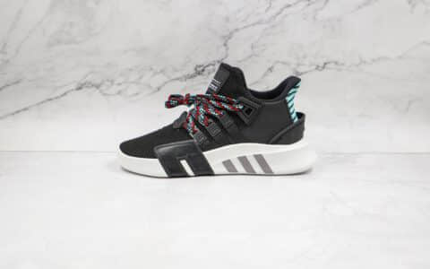 阿迪达斯Adidas EQT BASK ADV纯原版本三叶草支撑者系列黑绿色EQT慢跑鞋原楦头纸板打造 货号：CQ2993