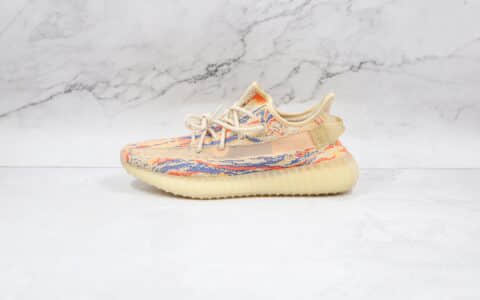 阿迪达斯Adidas Yeezy Boost 350 V2 MX Oat纯原版本椰子350V2暴龙兽燕麦三色迷彩爆米花跑鞋原盒原标 货号：GW3773