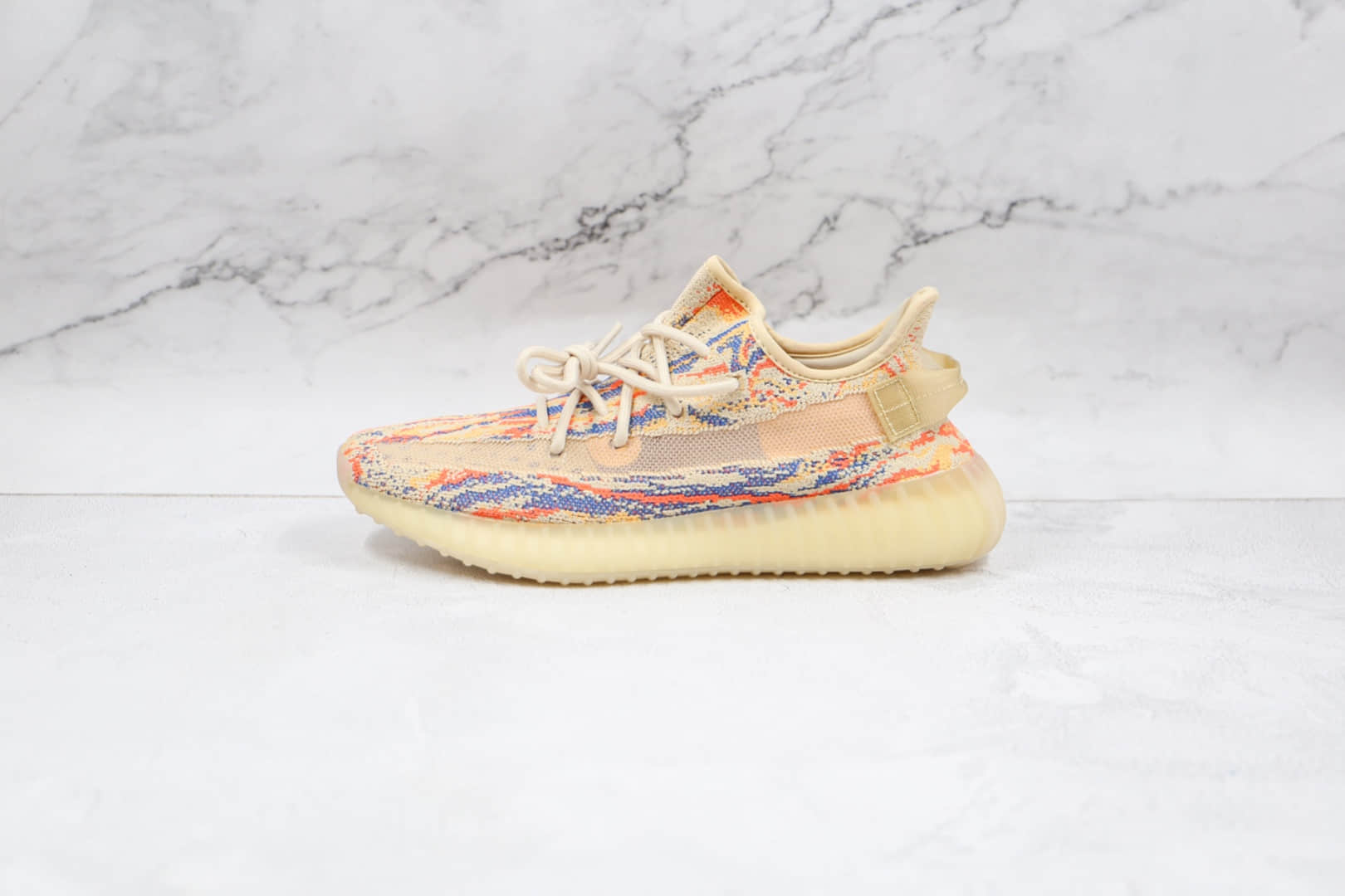 阿迪达斯Adidas Yeezy Boost 350 V2 MX Oat纯原版本椰子350V2暴龙兽燕麦三色迷彩爆米花跑鞋原盒原标 货号：GW3773