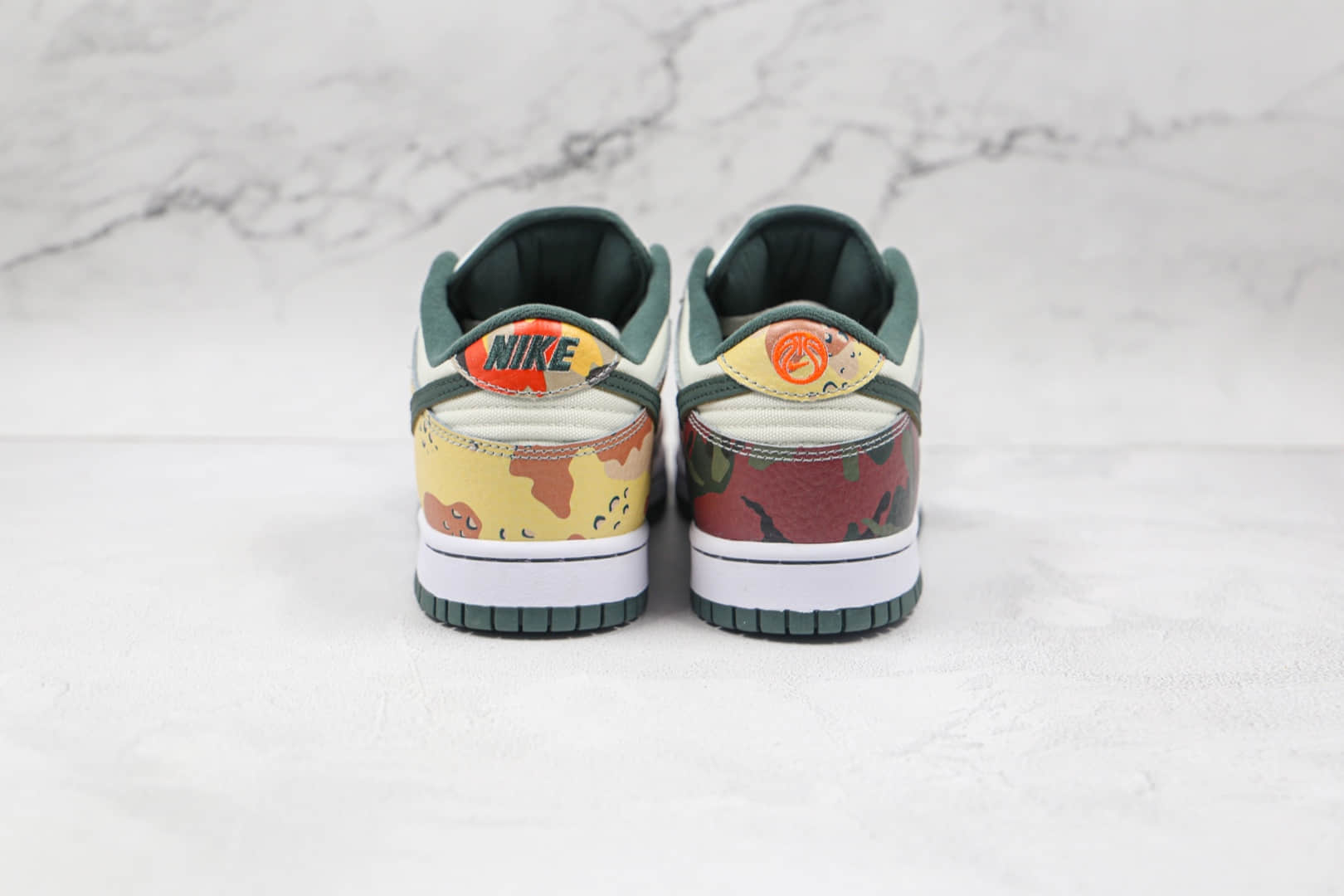 耐克Nike Dunk Low SE Mixed Camo纯原版本低帮DUNK鸳鸯迷彩拼接板鞋原楦头纸板打造 货号：DH0957-100