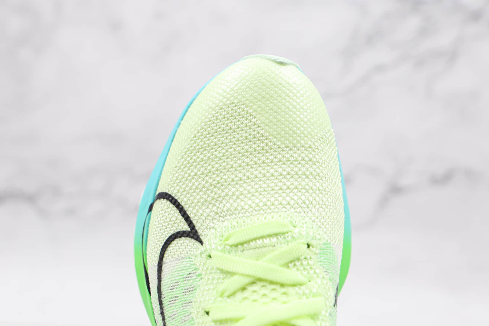 耐克Nike Air Zoom Alphafly NEXT%纯原版本马拉松网面绿色next%慢跑鞋原楦头纸板打造 货号：CI9924-700