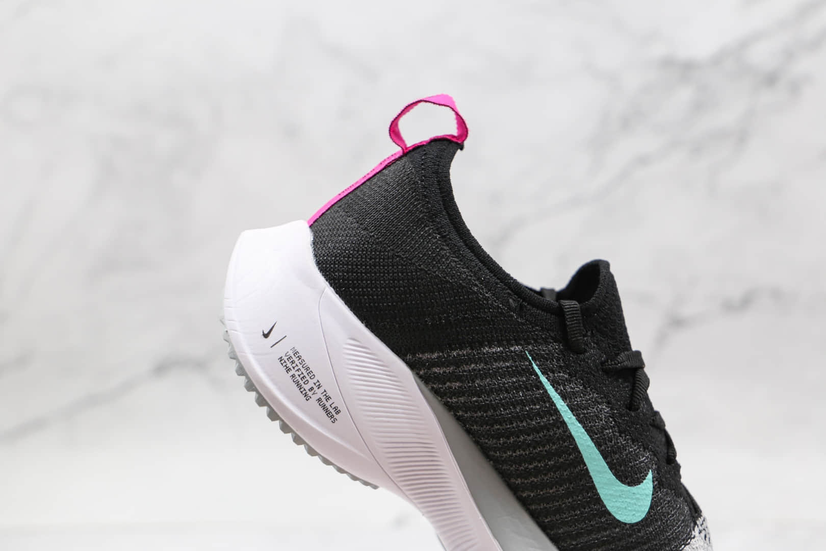 耐克Nike Air Zoom Alphafly NEXT%纯原版本马拉松白黑色网面老爹鞋内置气垫碳板 货号：CI9923-006