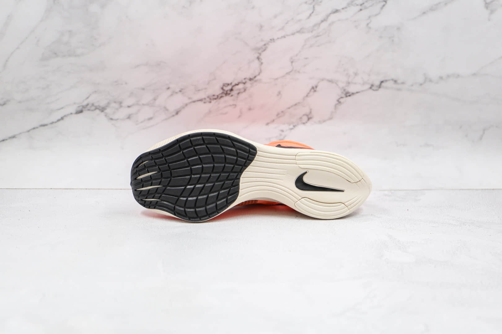 耐克Nike ZoomX Vaporfly Next%纯原版本马拉松橙色NEXT%半透明网纱跑步鞋原档案数据开发 货号：AO4568-800