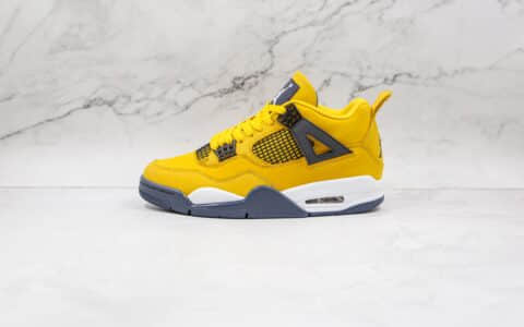 乔丹Air Jordan 4 Retro Lightning纯原版本黄闪电AJ4篮球鞋原档案数据开发 货号：CT8527-700