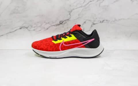 耐克Nike Air Zoom Pegasus 38纯原版本登月38代红黑色豹纹慢跑鞋原楦头纸板打造 货号：DM8061-600