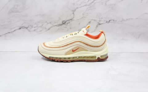 耐克Nike Air Max 97纯原版本子弹头Max97软木米黄色气垫鞋原档案数据开发 货号：DC3986-100