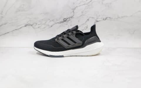 阿迪达斯Adidas ultra boost 2021纯原版本爆米花UB7.0黑色跑鞋原鞋开模一比一打造 货号：FY0378