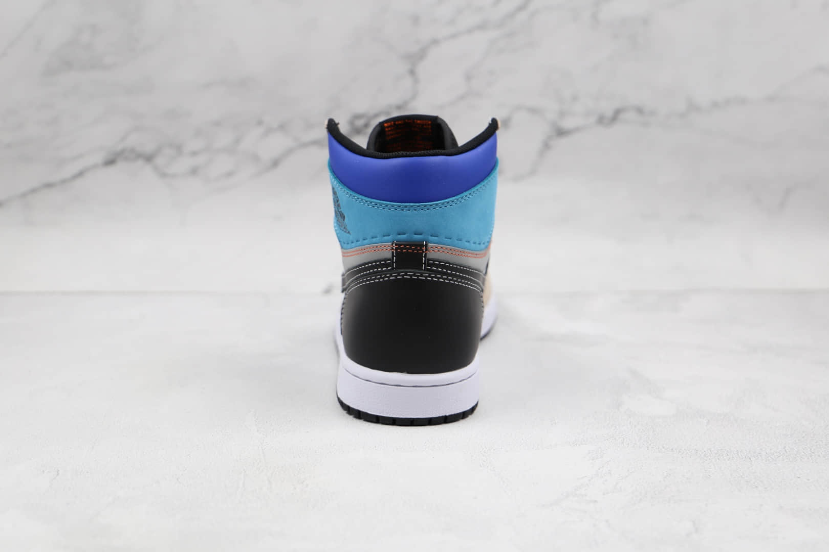 乔丹Air Jordan 1 High OG Prototype纯原版本高帮AJ1米白蓝黑色拼接板鞋原楦头纸板打造 货号：DC6515-100