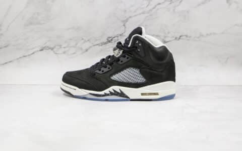 乔丹Air Jordan Retro 5 Oreo纯原版本高帮AJ5黑色奥利奥篮球鞋原档案数据开发 货号：CT4838-011