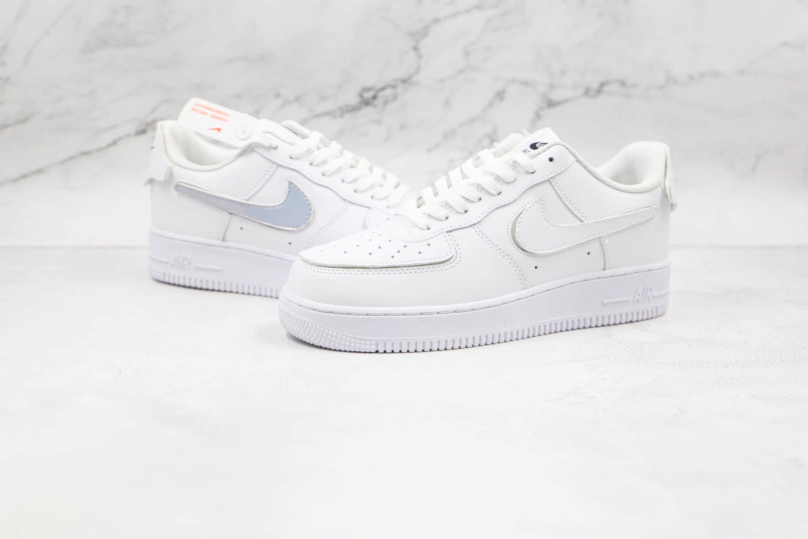 耐克Nike Air Force 1 Low AF1 1纯原版本低帮空军一号拆卸魔术钩白色板鞋内置气垫 货号：DB2812-100