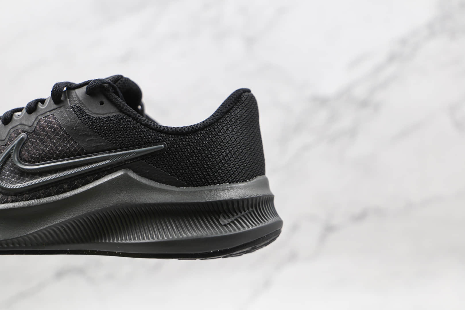 耐克NiKe Downshifter 11纯原版本登月11代黑色网面透气跑步鞋原楦头纸板打造 货号：CW3411-002