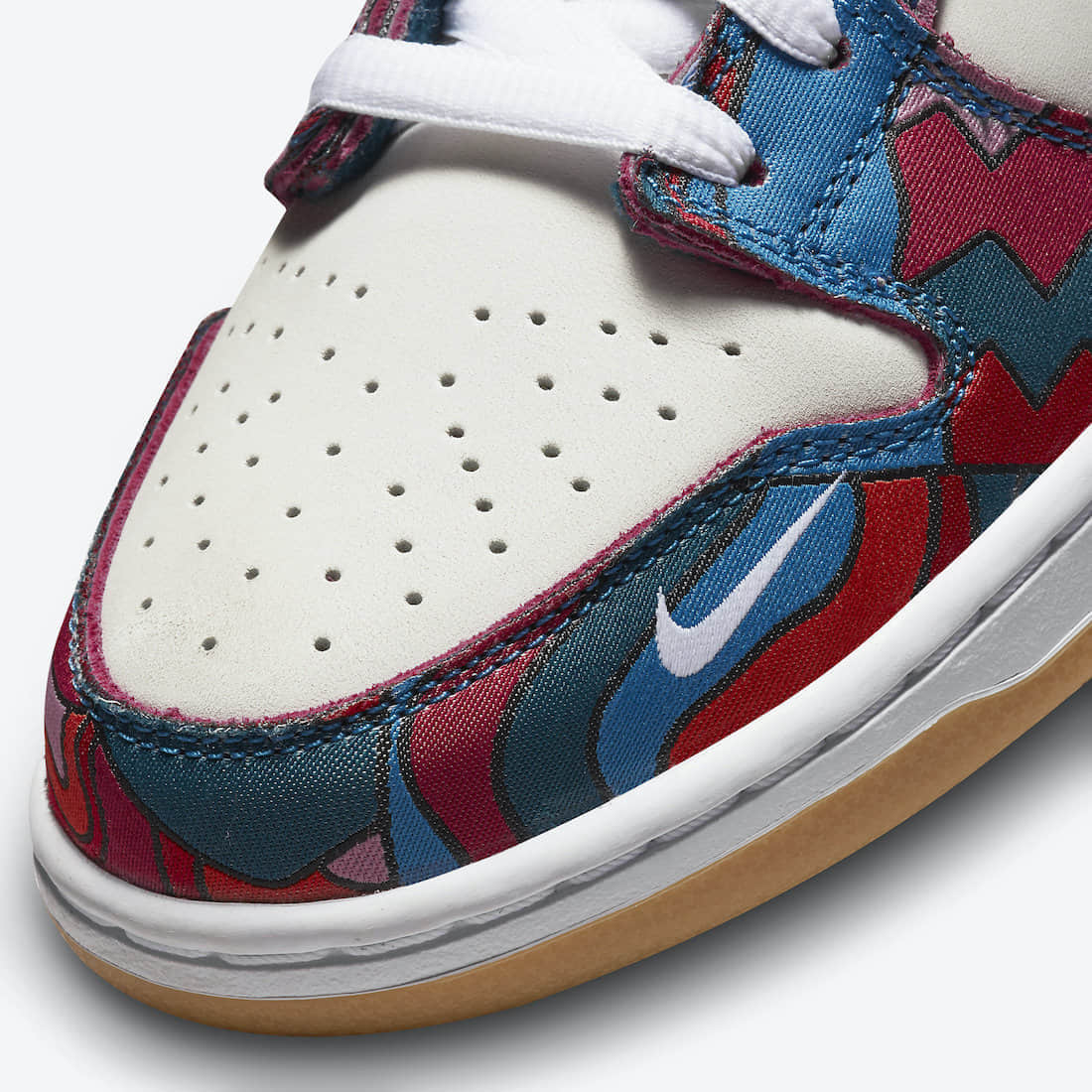 视觉抢眼！全新Parra x Nike SB Dunk Low月底发售！ 货号：DH7695-600