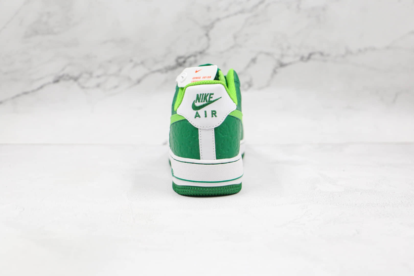 耐克Nike Air Force 1 St. Patrick's Day纯原版本低帮空军一号圣帕特里克节四叶草美洲限定白绿板鞋内置气垫 货号：DD8458-300