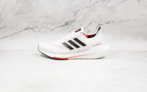 阿迪达斯adidas ultra boost 2021纯原版本网面白黑色UB7.0爆米花跑鞋原楦头纸板打造 货号：S23863