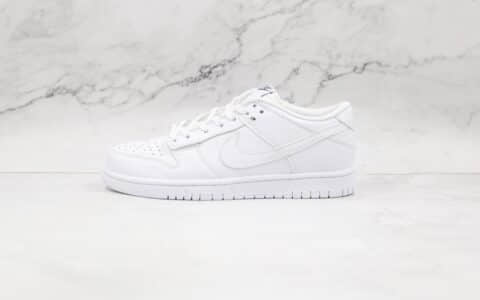 耐克Nike Dunk Low SE纯原版本低帮DUNK纯白板鞋原盒原标原鞋开模 货号：DD1503-109