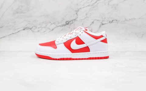 耐克Nike Dunk Low University Red纯原版本低帮DUNK大学红板鞋原楦头纸板打造 货号：DD1391-600