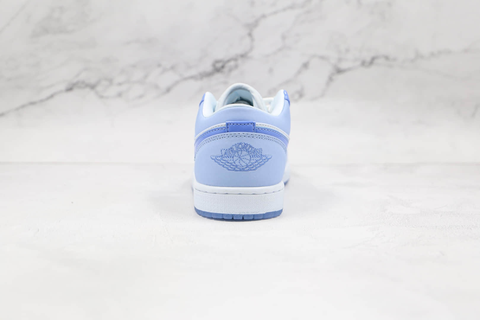 乔丹Air Jordan 1 Low Mighty Swooshers纯原版本低帮AJ1蓝色动漫板鞋原楦头纸板打造 货号：DM5442-040