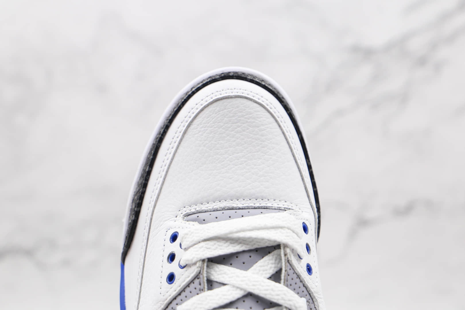乔丹Air Jordan 3 Cool Grey纯原版本白蓝色AJ3篮球鞋原鞋开模一比一打造 货号：CT8532-145