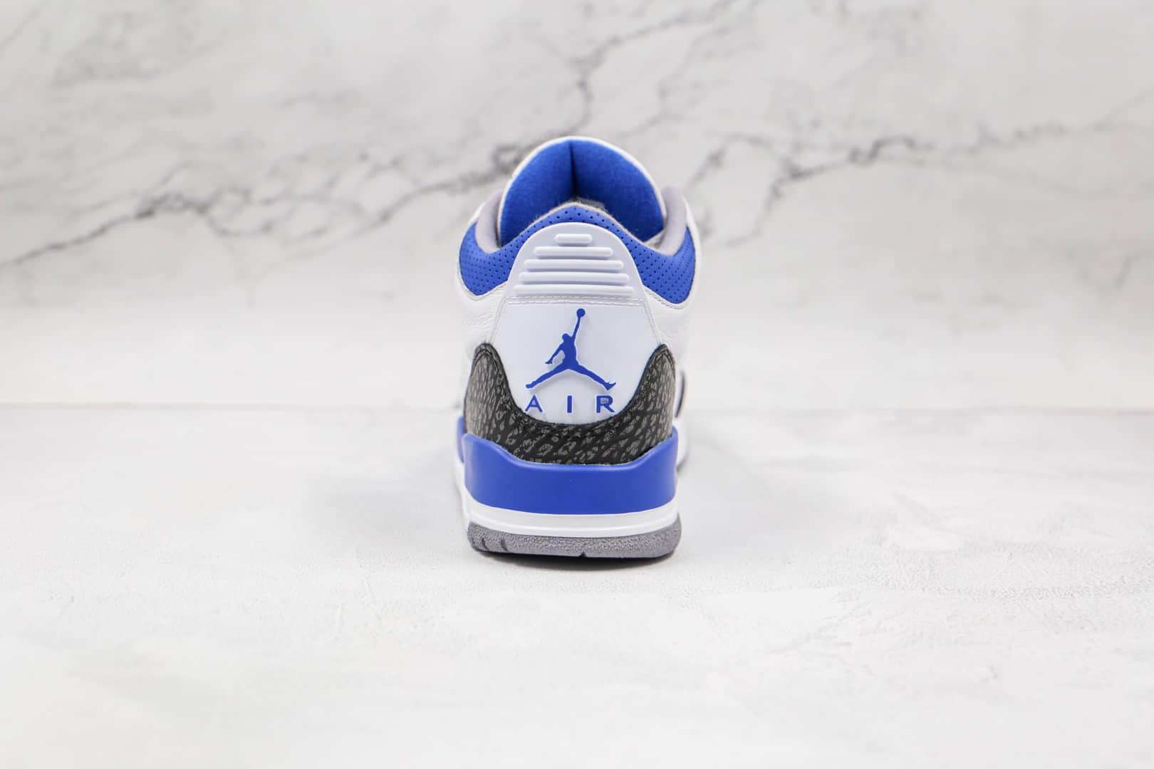 乔丹Air Jordan 3 Cool Grey纯原版本白蓝色AJ3篮球鞋原鞋开模一比一打造 货号：CT8532-145