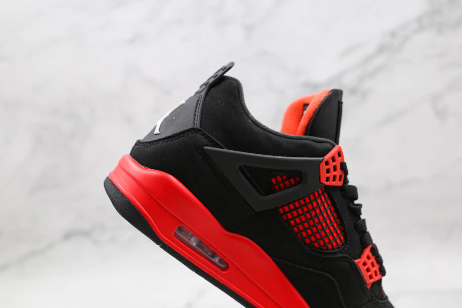 乔丹Air Jordan 4 Retro Red Thunder纯原版本黑红雷电AJ4篮球鞋原鞋开模一比一打造 货号：CT8527-016