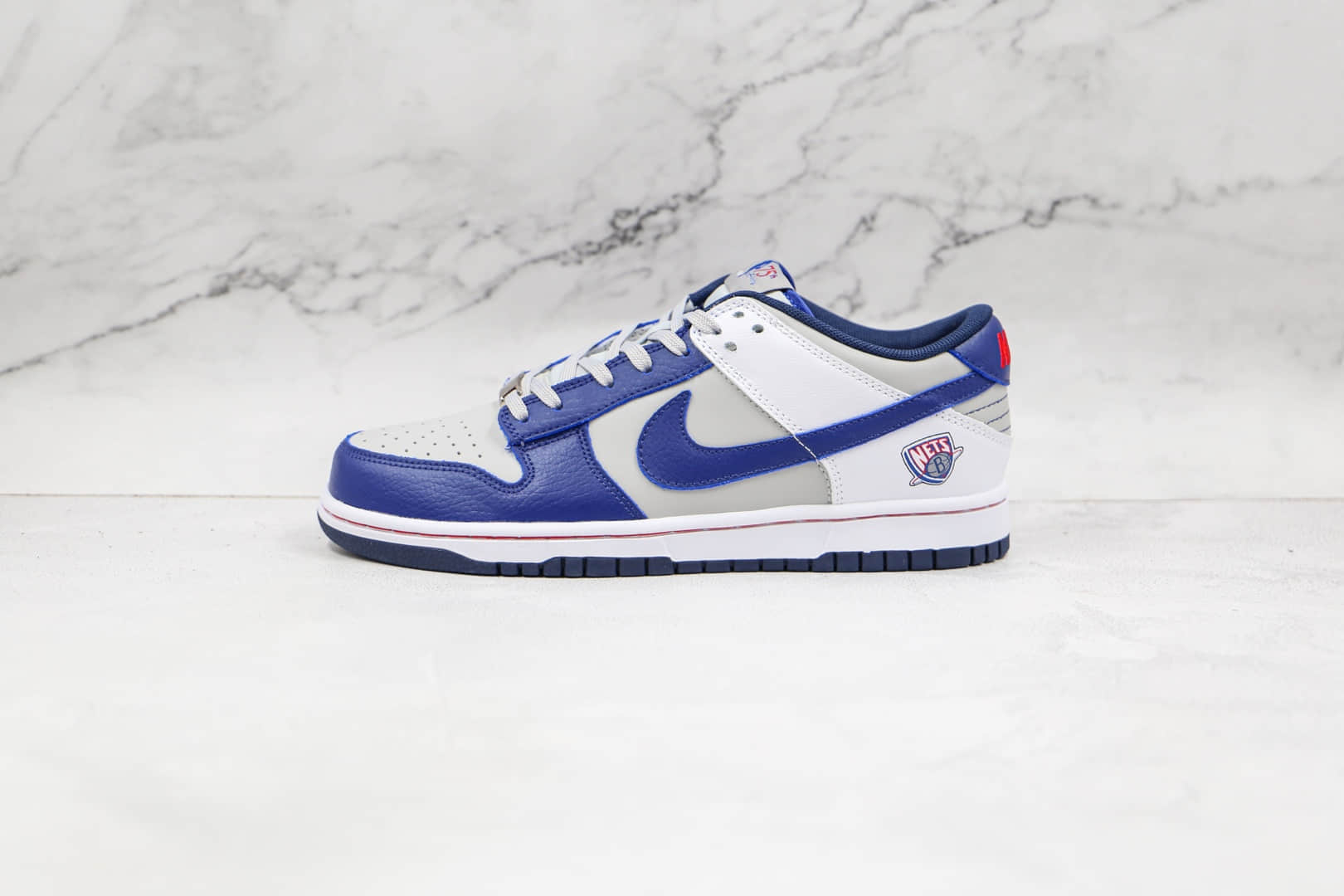 耐克Nike Dunk Low EMB x NBA联名款纯原版本低帮SB DUNK篮网配色板鞋原档案数据开发 货号：DD3363-001