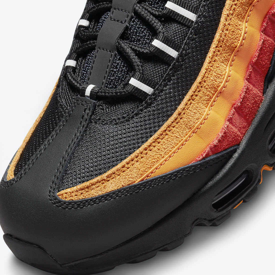 西红柿炒蛋！Nike复古跑鞋Air Max 95新配色即将发售！ 货号：DC9412-001