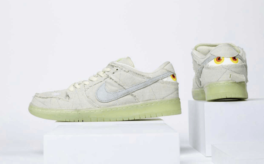 夜光效果超酷炫！Nike SB Dunk“木乃伊”最新实物上脚图释出！ 货号：DM0774-111