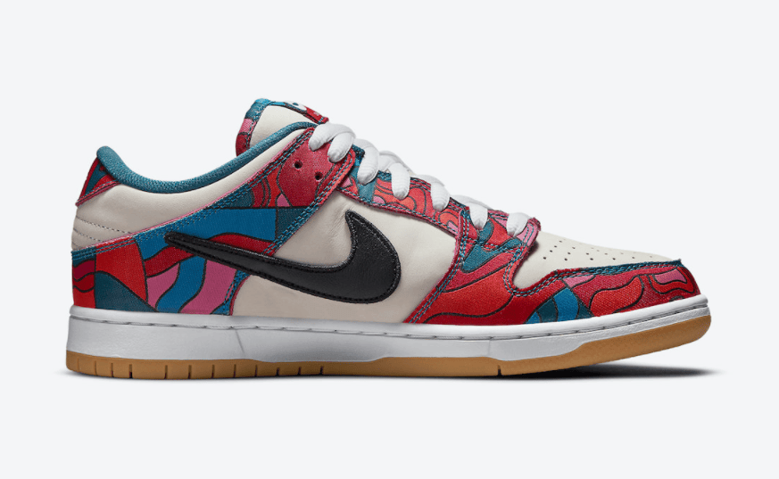 视觉抢眼！全新Parra x Nike SB Dunk Low月底发售！ 货号：DH7695-600