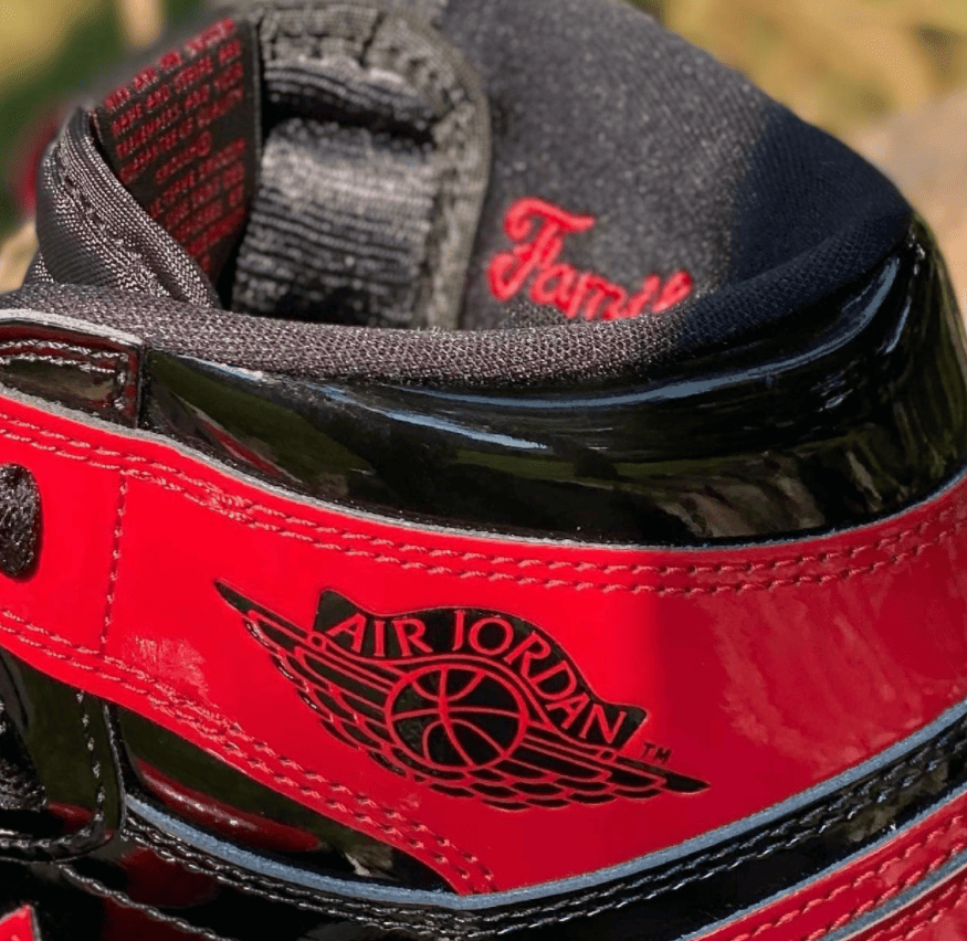 全新黑红漆皮AJ1“Bred Patent”实物曝光！酷炫十足！ 货号：555088-063