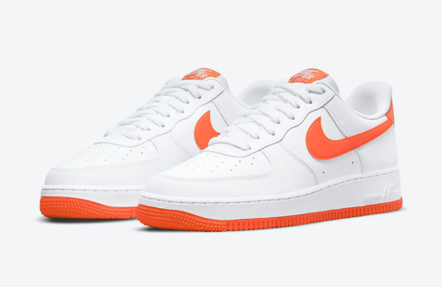 活力白橙配色！全新Nike AF1即将登场！ 货号：DC2911-101