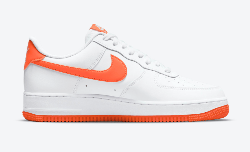 活力白橙配色！全新Nike AF1即将登场！ 货号：DC2911-101