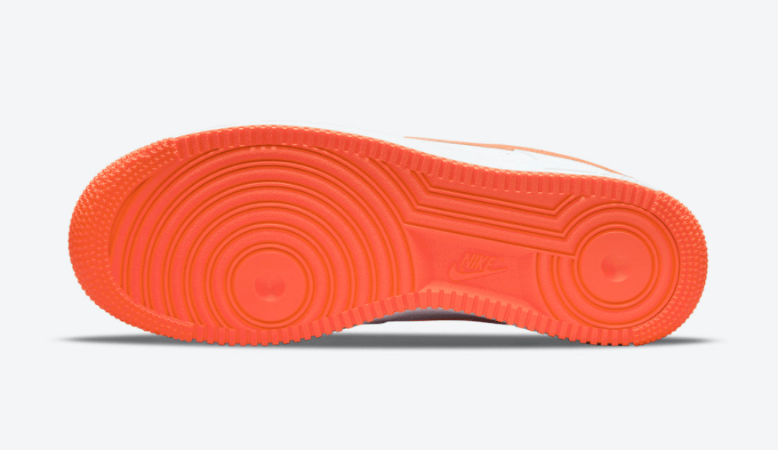 活力白橙配色！全新Nike AF1即将登场！ 货号：DC2911-101